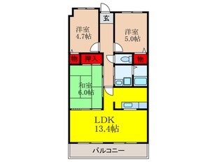 ヴィオラ千里の物件間取画像